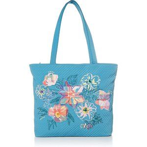 Vera Bradley Happy Blooms Embroidered Tote Bag
